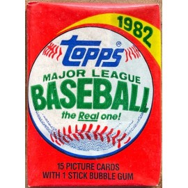(1) Wax Pack 1982 TOPPS BASEBALL Possible Cal Ripkin Jr. (RC)