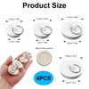 Rubber Bath Plug Replacement Set 4PCS, Fit for UK Universal