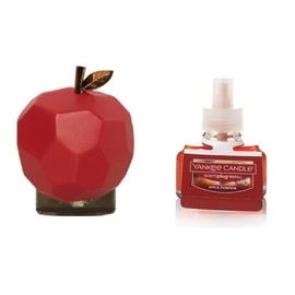 Yankee Candle Apple Scentplug Diffuser with an Apple Pumpkin Home Fragrance Electric Refill