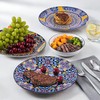 Romatlink 8.5 Inch Ceramic Dinner Plates Set of 6, Bohemian