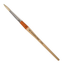 R&F Handmade Paints Encaustic Round Paintbrush, No.8