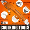 THINKWORK Caulking Tool Kit, 4 in 1 Caulk Remover Tool,