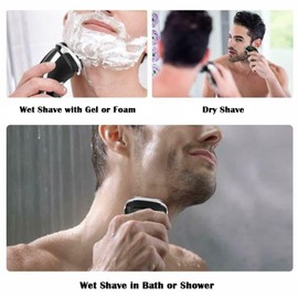 Suleto Suleto SH30 Replacement Heads Compatible with Nerolce Shaver Series 3000, 2000, 1000 and S738 with Durable Sharp Blade, Comfortcut Razor Replacement Blades Compatible with SH30 S1560-6 Pack& Brush