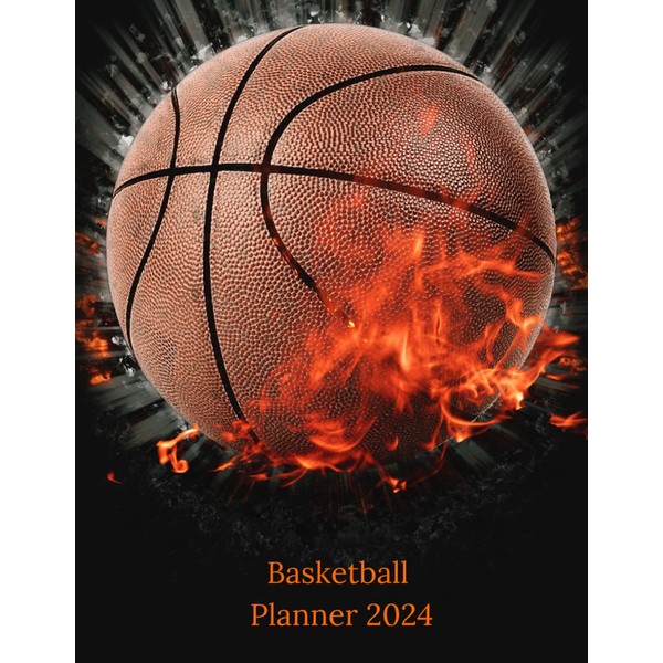 Basketball Planner 2024: Diary Week To View With Notes and