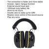 Hearing Protection Earmuffs 5V/1A Noise Canceling Multifunctional Ear Protection Earmuffs