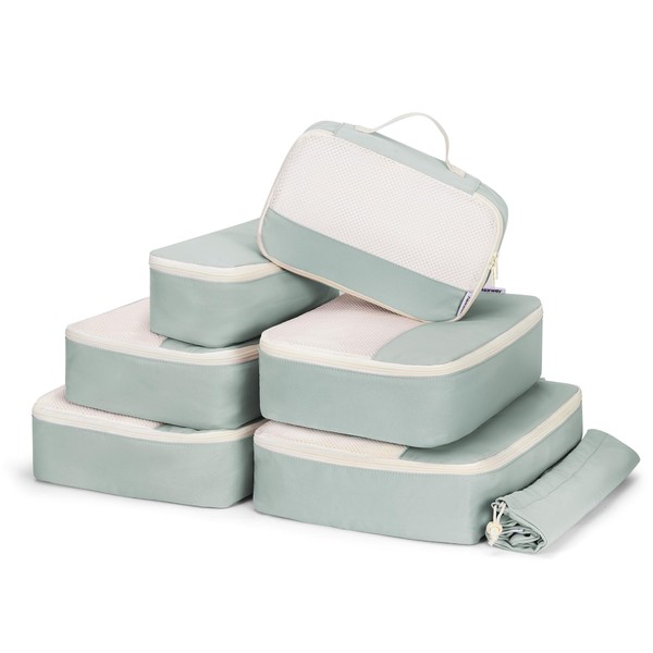 Narwey 7 Set Packing Cubes for Suitcases and Backpack, Suitcase