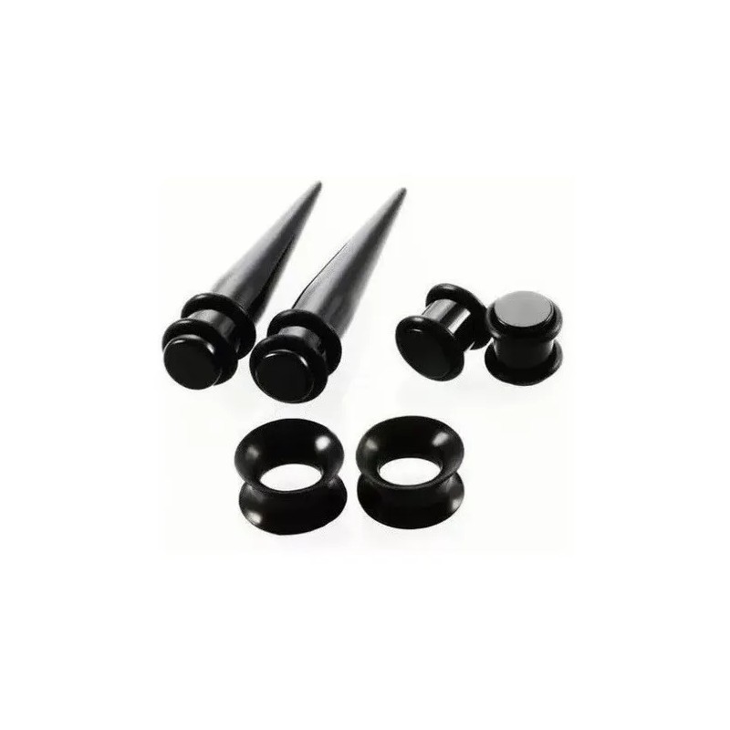 50 Piezas Expansor De Túnel De Oídos Tapones De Orejas