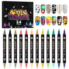 Kalolary Set di 12 Matite per Nail Art 3D, Pennelli per Nail Art Fai Da Te, Gioielli, Strumenti per Manicure (Bunt J)