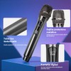 2 Pcs Micrófono de Karaoke Inalámbrico, Micrófonos Dinámicos Recargables, Bocina