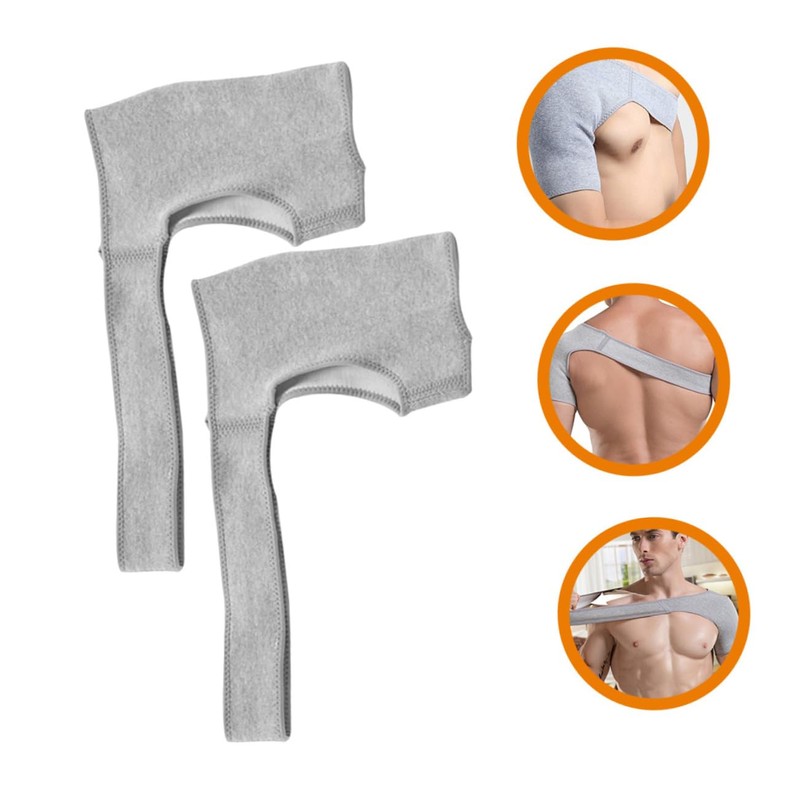 Baluue 2pc Adjustable Shoulder Support Brace for Gym Fitness Protector
