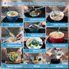 Onader Navy Blue Kitchen Utensils Set, Silicone Cooking Utensils Set