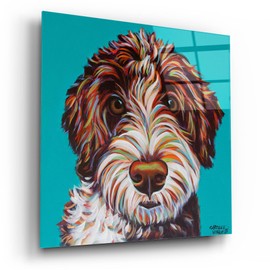 Epic Art 'Colorful Doodle' by Carolee Vitaletti Acrylic Glass Wall Art, 12" x 12"