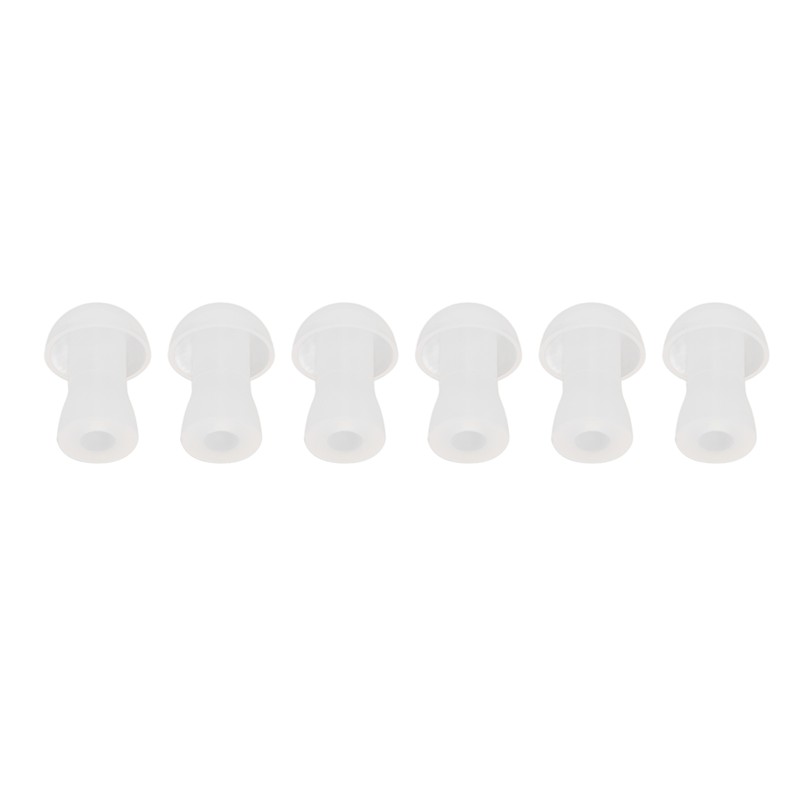 30pcs Hearing Amplifiers Eartips Soft Silicone White Accessories Replacement Earbud