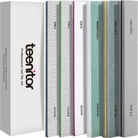 Teenitor Nail Files and Buffer, Professional Manicure Tools Kit, Nail Buffer Block, Nail Polishing Buffer, Nail Care File Buffer Tool, Rectangle