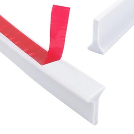 AstraLoom 79 Inch Bathroom Water Barrier - Semi-Transparent Soft Shower Threshold Dam, Easy to Cut, Flexible Strip for Preventing Water from Escaping, Ideal for Showers, Wet Rooms, and Bathroom Floors