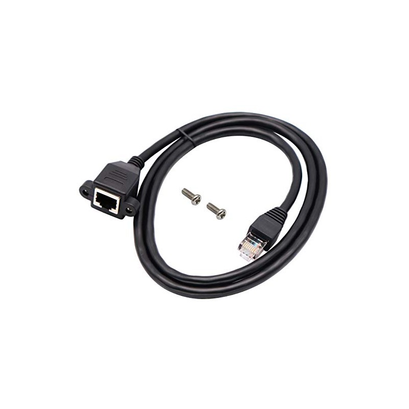 Cable de red Ethernet Cat 6 RJ45 macho a hembra