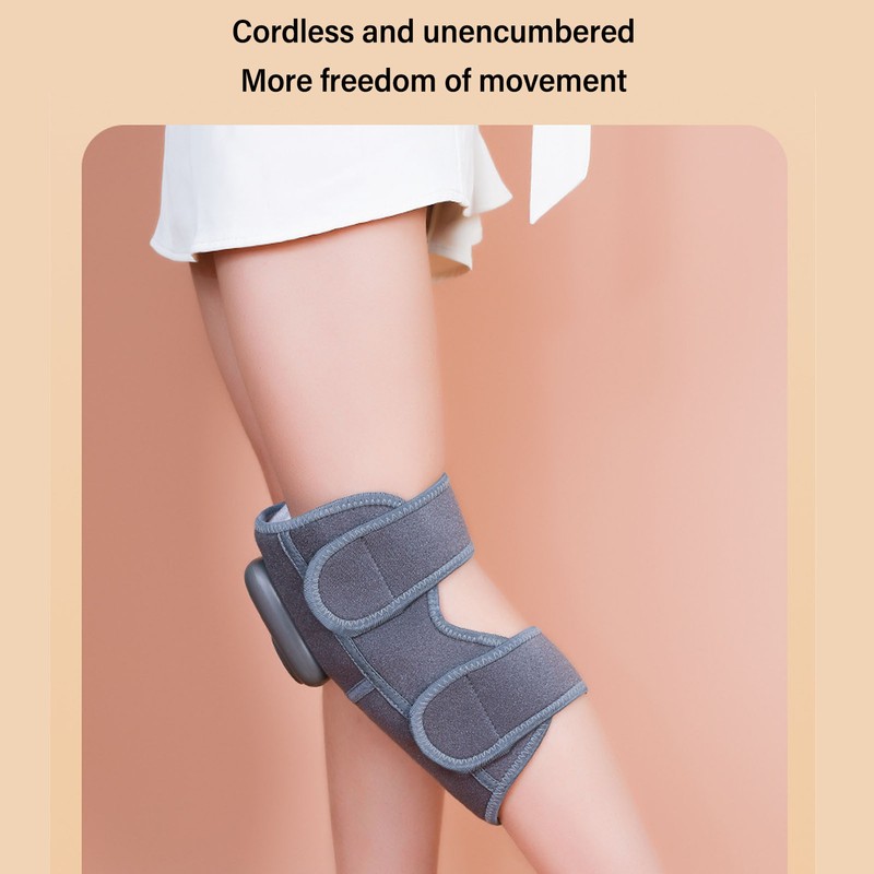 Knee Massager Vibration Single with Multiple Modes Adjustable Strap USB