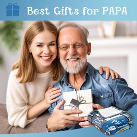 Kesidilo Papa Gifts, Gifts for Papa Birthday Christmas, Birthday Gifts for papa, Gifts for Papa from Grandkids, Best Papa Gift Blanket 60"X 50"