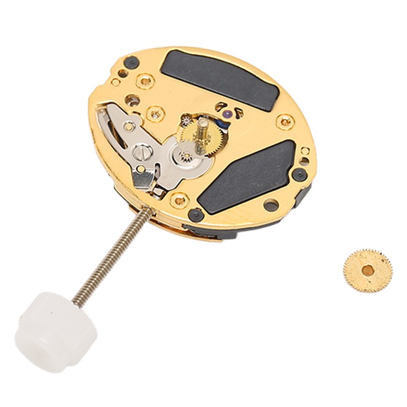 ETA 901001 Quartz Movement Golden Alloy Rhinestone Watch Movement Replacement