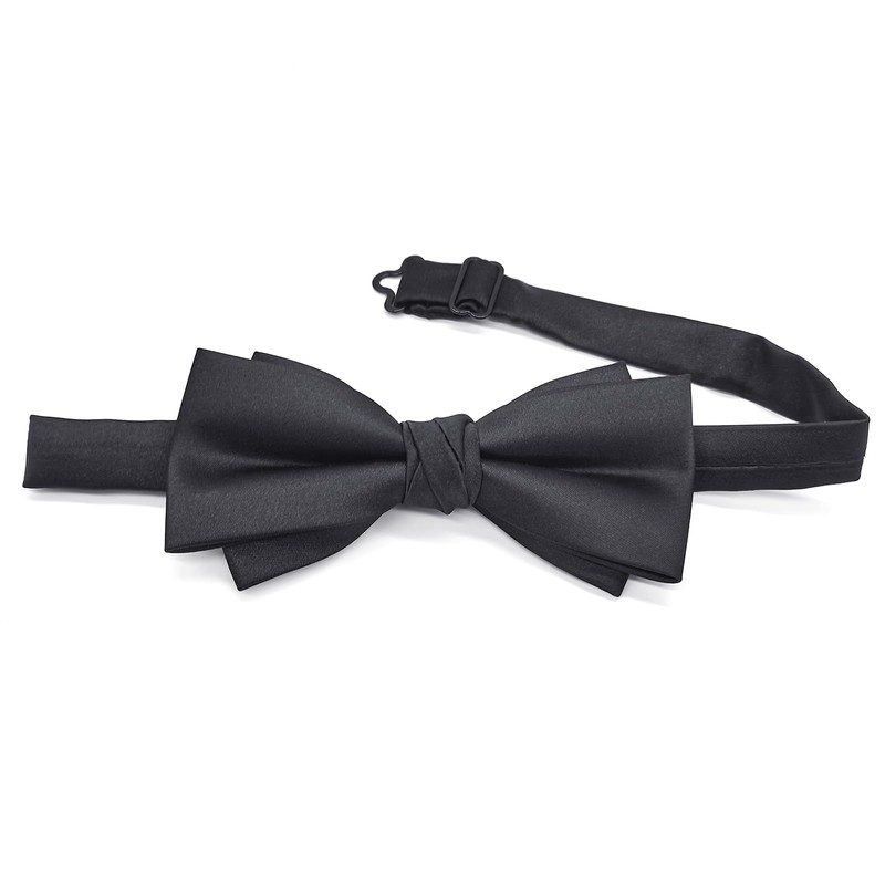 Mebamce Adjustable Bowtie Men Senior Bowtie Pre-Tied Bow Tie Classic