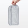 MUJI 44452011 3D Mesh Case, Gray, M, Approx. 9.8 x