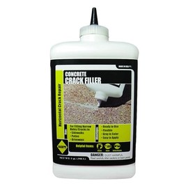Concrete Crack Repair, Bottle, 1 qt., Gray