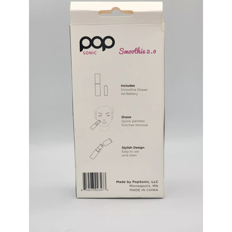 Sonic Pop Sonic Smoothie 2.0 Fine Hair Removal Device. Black