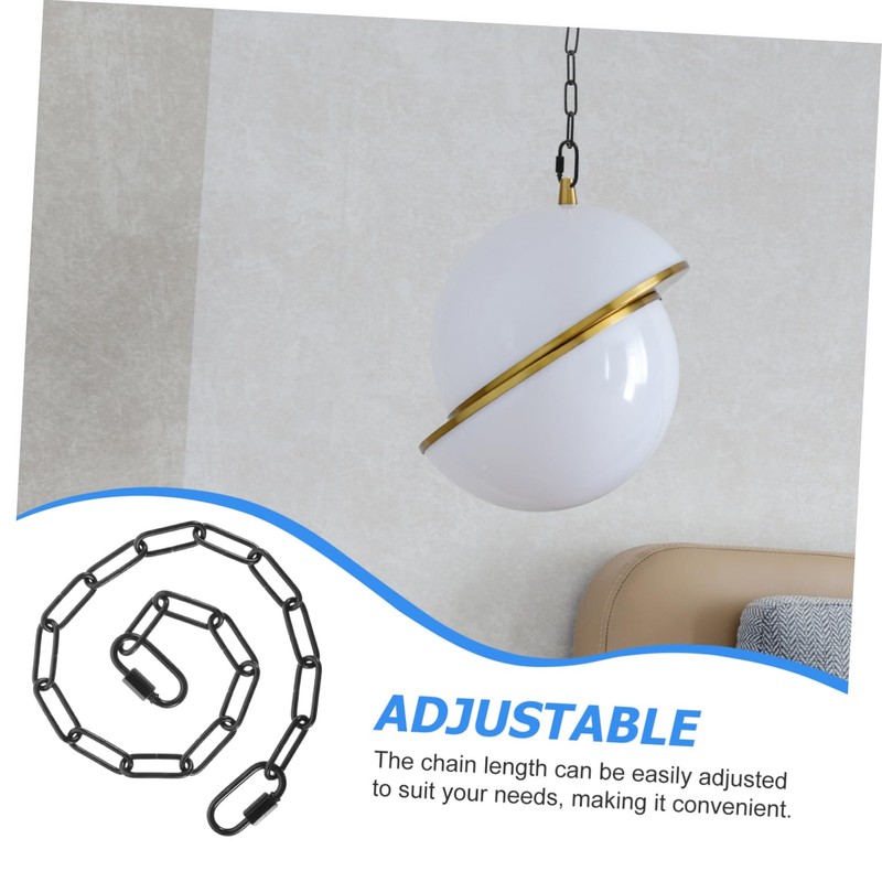 ULTECHNOVO 2Pcs Decorative Chain Extension for Pendant Lighting Fixture with