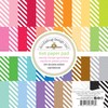 Doodlebug Petite Prints Double-Sided Paper Pad 6"X6" 24/Pkg-Candy Stripe-Sprinkles
