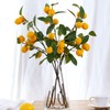 Artificial Tangerine Branches Simulation Orange Branch Lifelike Decorative Fake Fruit