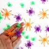 Civaner 3 Sizes 120 Pieces Plastic Spiders Small Plastic Spiders