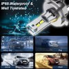 mootogen M7 H4 9003 LED Fog Light Bulbs 32000LM 60000Hrs
