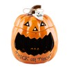 Mud Pie Led Sound Pumpkin Container; 9" x 8" Dia