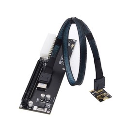 chenyang Oculink SFF-8612 to PCI-E 3.0/4.0 M.2 M-Key to PCIe 3.0/4.0 X16 Adapter for eGPU/GPD Win Max2 External Graphics Card & SSD