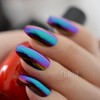 CoolNail Ballerina Coffin Nails Mirror Chrome False Nail Solid Reflection