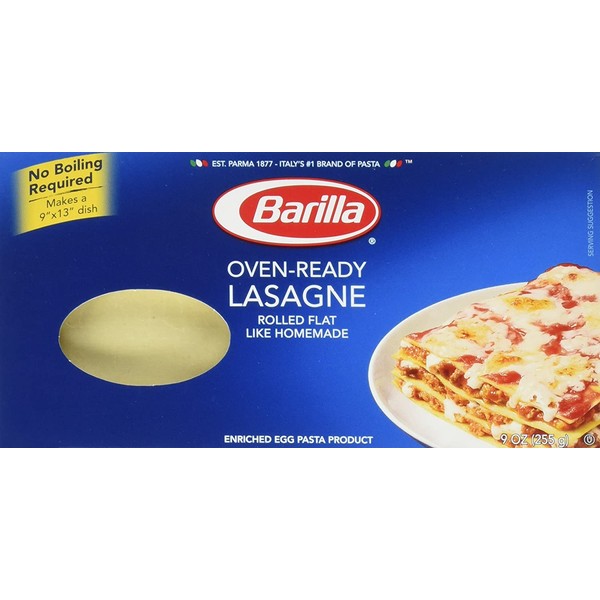 Barilla Oven-Ready Lasagne Pasta, 3 Count