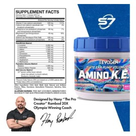 Aminoácidos Evogen Amino Kem 30 Servicios Sabor Sour Candy                                                                                            
