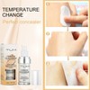 TLM Color Changing Foundation, Moisturizing Warm Skin Flawless Full Coverage