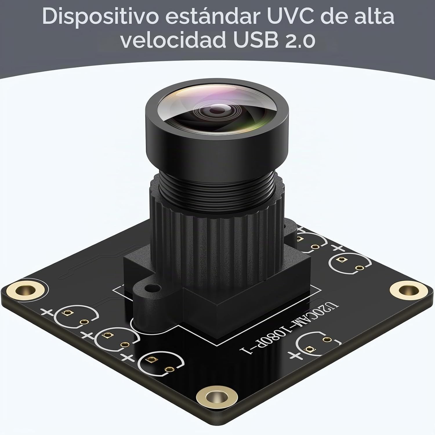 innomaker Cámara USB 2.0 UVC 1080P, 130 Gran Angular, Plug  Play para PC, Raspberry Pi, Jetson Nano y SBC. Compatible con Windows, Linux, Android y
