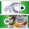 KADAX Glass Container with Lid, Food Container, Dishwasher Safe Food