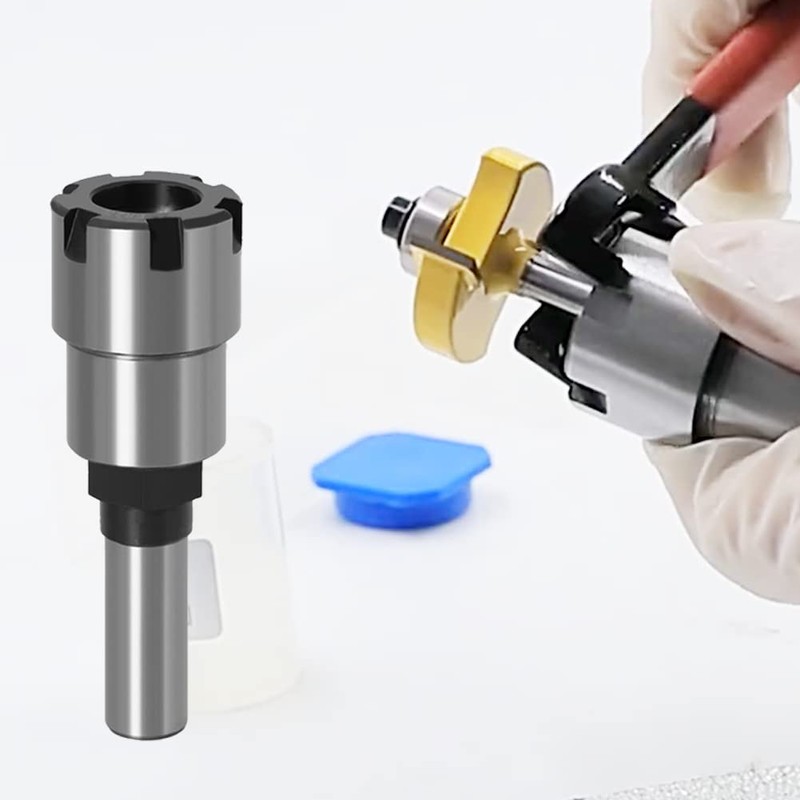 Bestgle Spring Collet Extension Bar CNC Milling Router 12.7mm Shank