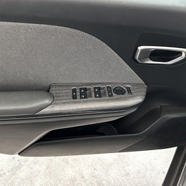 Car Window Switch Panel Cover Side Door Lock Lift Control Button Frame Panel Protective Trim, Lift Door Panel Frame Cover Trim, Compatible with Kia K4 2025 Accessories (Wood Grain)