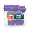 Scotch-Brite Odor Resist Non-Scratch Scrub Sponge, Dishwasher-Safe Kitchen Sponges that