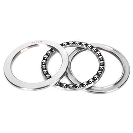 Oumefar 85 x 110 x 19 mm thrust ball bearing convex track inlet roller bearing washer ball bearing single column level axial ball 51117