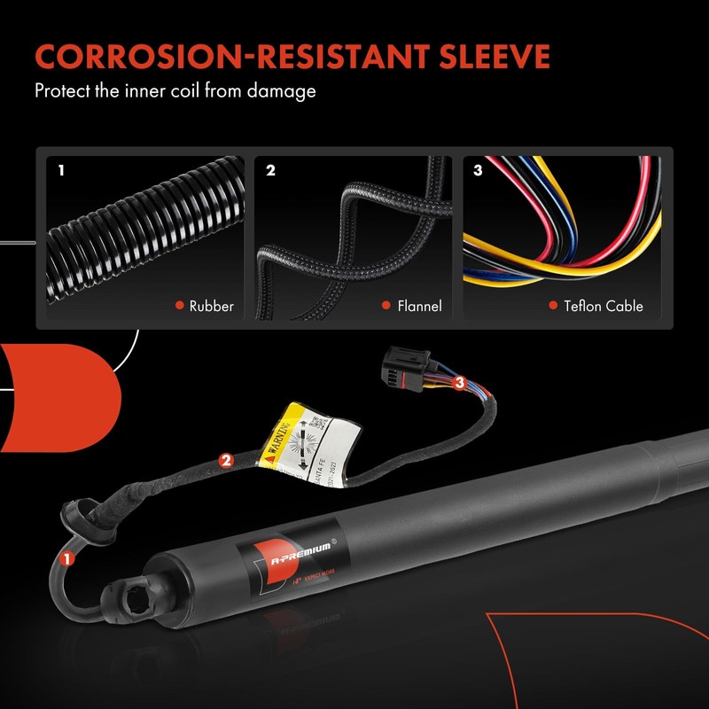 A-Premium Rear Left Power Lift Support Shock Strut Compatible with