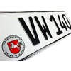 Z Plates Compatible with VW Wolfsburg Front German Novelty License