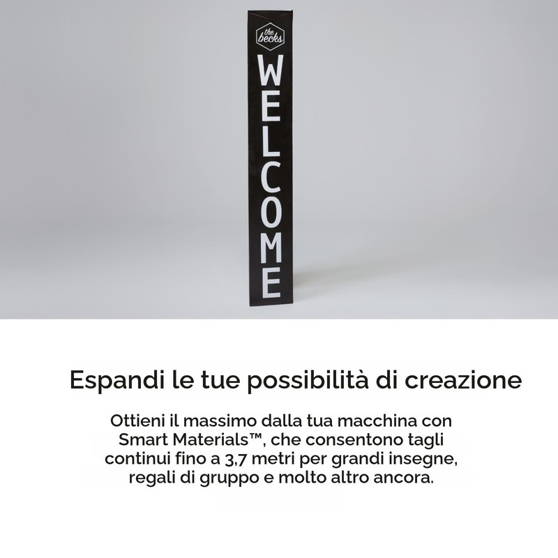 Cricut Smart Vinyl - Vinile permanente, nero, 24,1 cm x