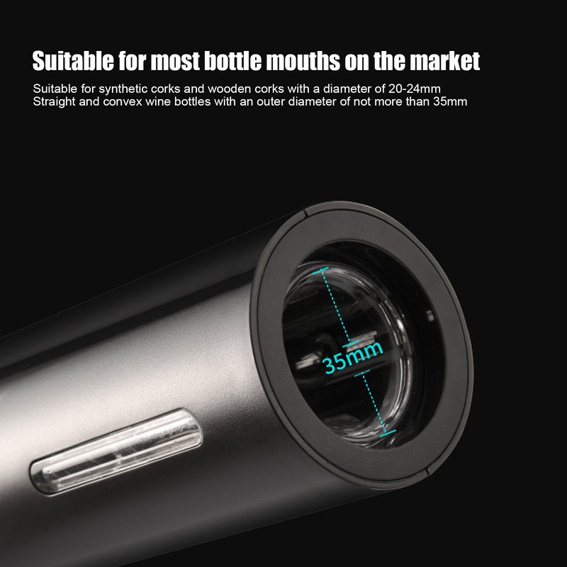 USB 4in 1 Electric Wine Bottle Opener Corkscrew with Pourer