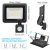 HANNAHONG LED Flood Light Outdoor,6500K Security Lights, Plug in Motion