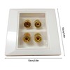 Speaker Wall Plate - Speaker Wall Outlet | 4 Port